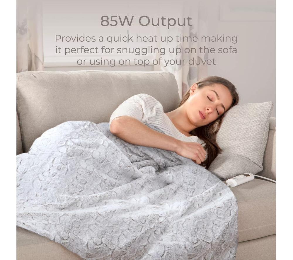 CARMEN C81148RBT Heating Blanket - White, 160 x 130 cm image number 4 of 5