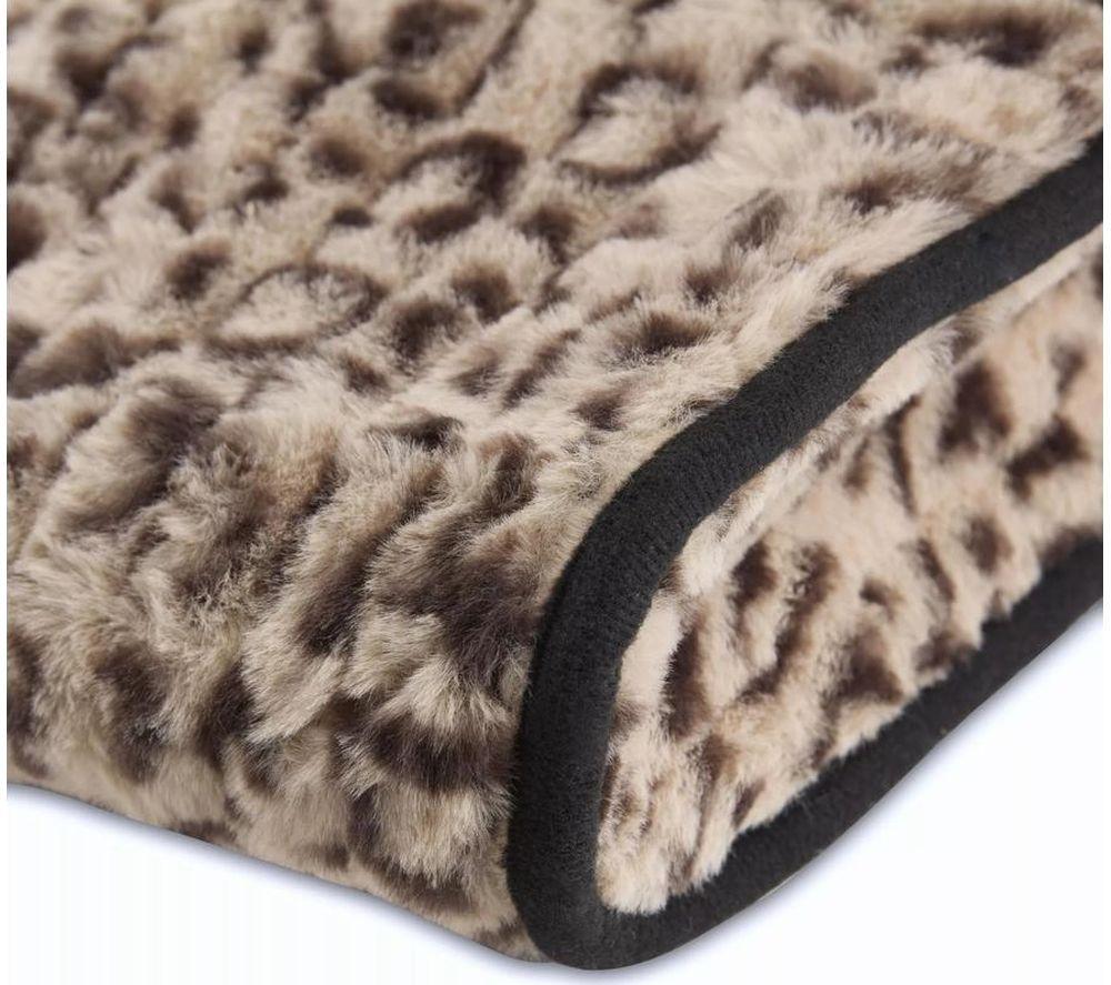 CARMEN C81285LPD Foot Warmer - Leopard Print image number 3 of 8
