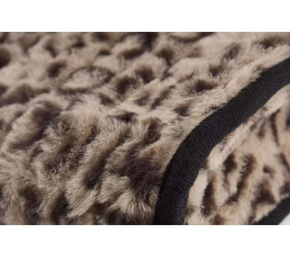 CARMEN C81285LPD Foot Warmer - Leopard Print image number 4 of 8