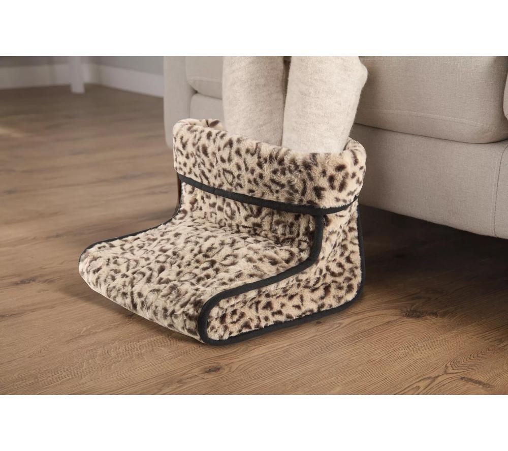 CARMEN C81285LPD Foot Warmer - Leopard Print image number 6 of 8