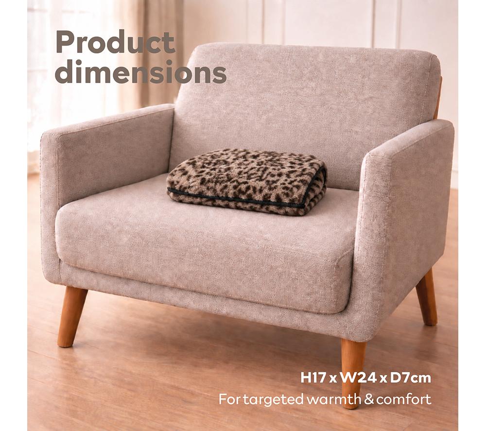 CARMEN Rechargeable Hot Water Bottle - Leopard Print image number 6 of 8
