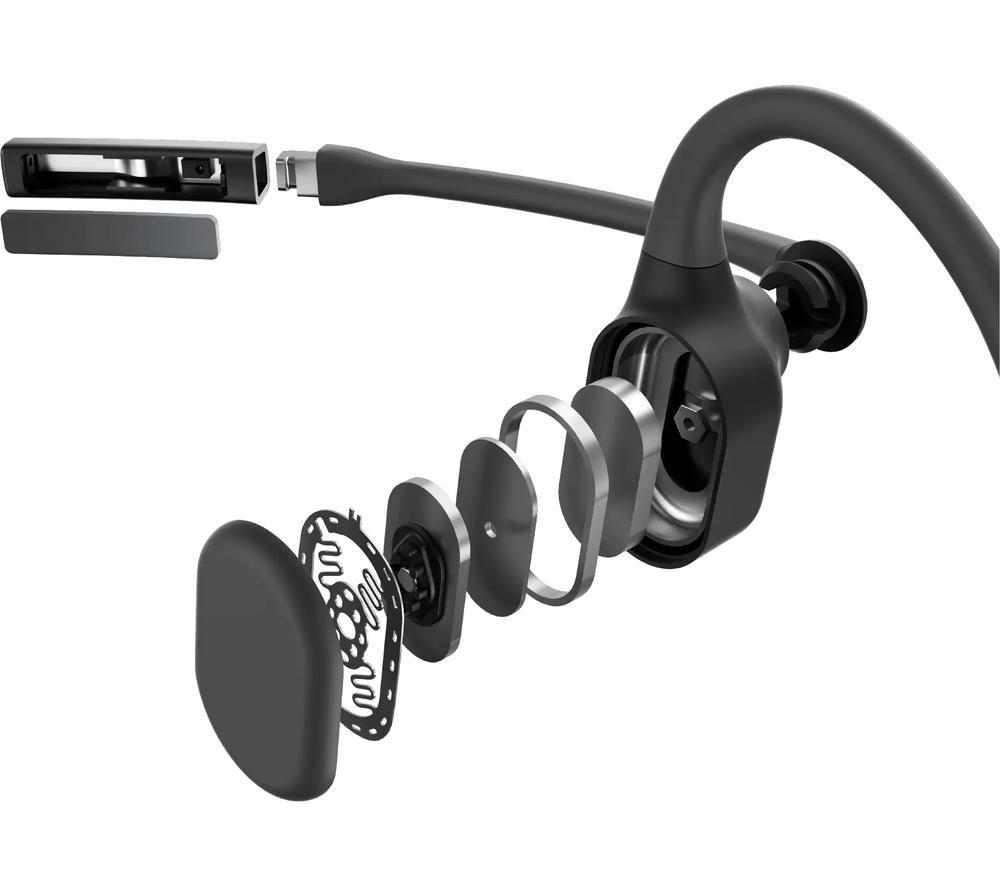 SHOKZ OpenComm2 Wireless Bluetooth Headset - Black image number 4 of 12
