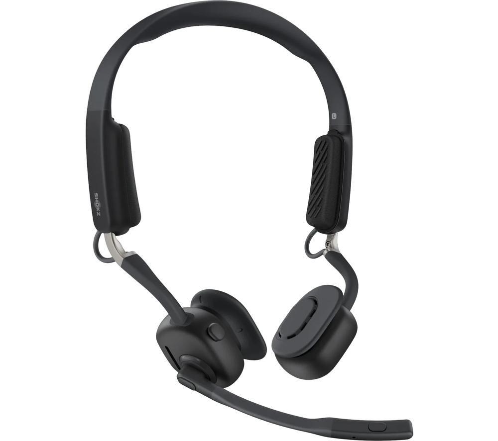 SHOKZ OpenMeet UC Headset with USB Type-C Wireless Adapter - Black image number 7 of 7