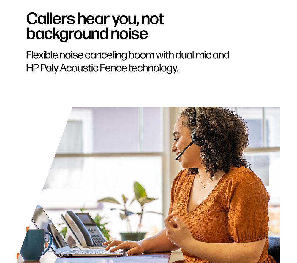 HP POLY Voyager 4320-M Wireless Headset - Black image number 4 of 7