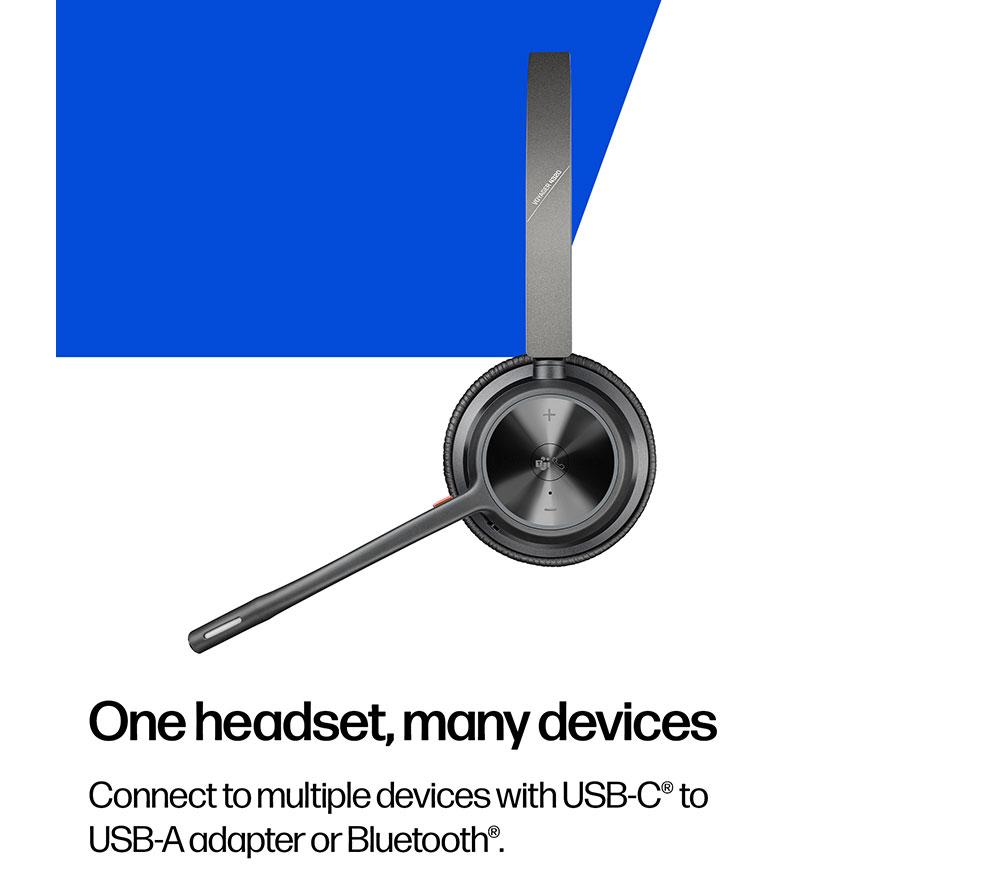 HP POLY Voyager 4320-M Wireless Headset - Black image number 5 of 7