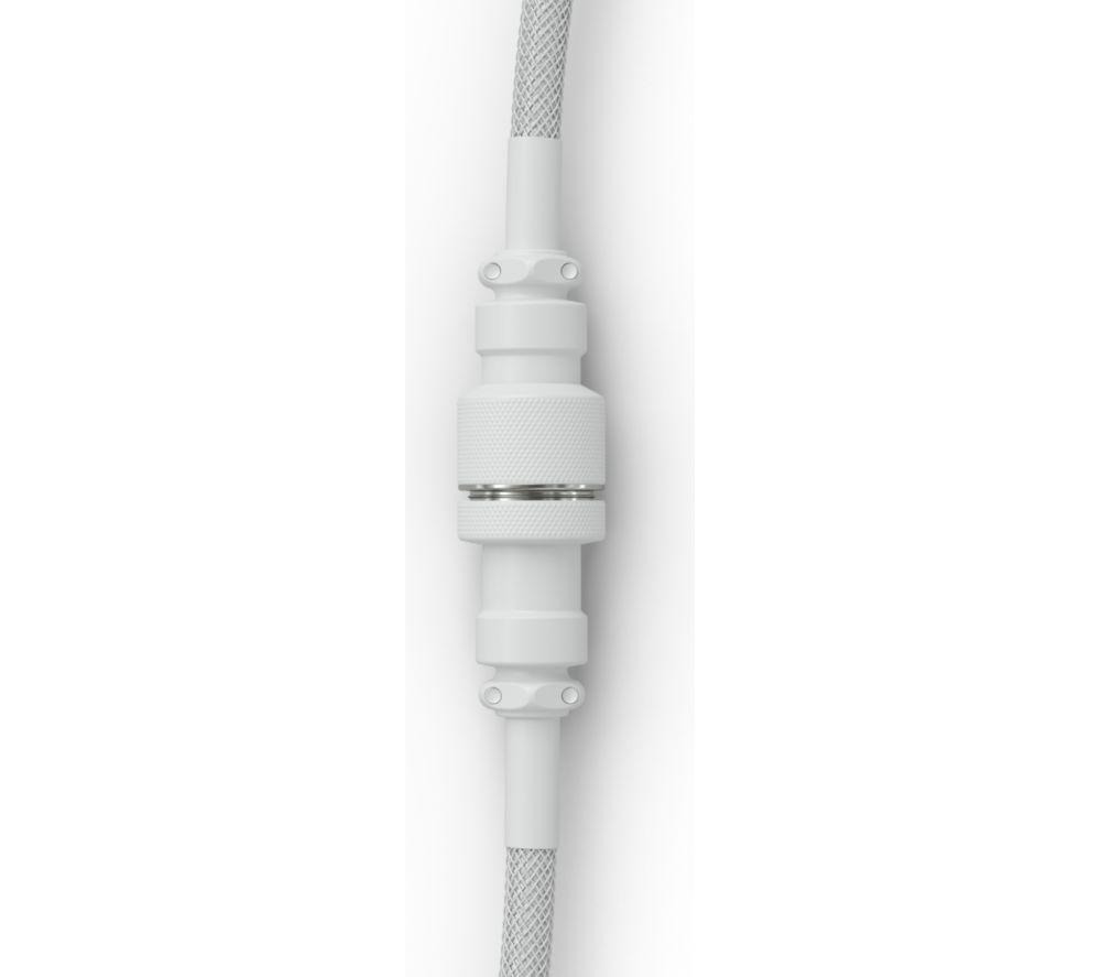GLORIOUS Coiled USB to USB Type-C Keyboard Cable - Ghost White image number 4 of 6