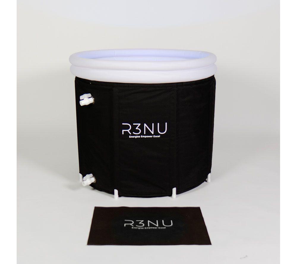R3NU Recovery Plunge Pod Portable Insulated Ice Bath - Black