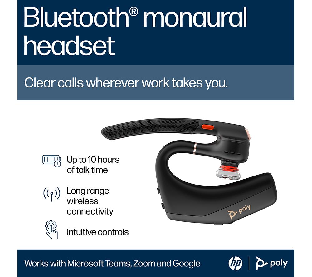 HP POLY Voyager Legend 50-M Bluetooth Headset - Black image number 8 of 14