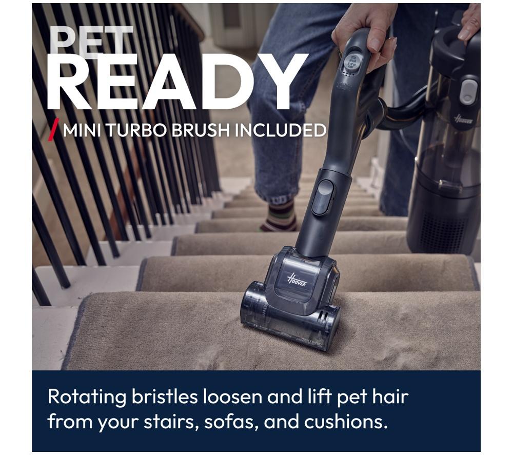 HOOVER Turbo Style HL2 Pets HL210PTT Upright Bagless Vacuum Cleaner - Titanium & Red image number 12 of 12