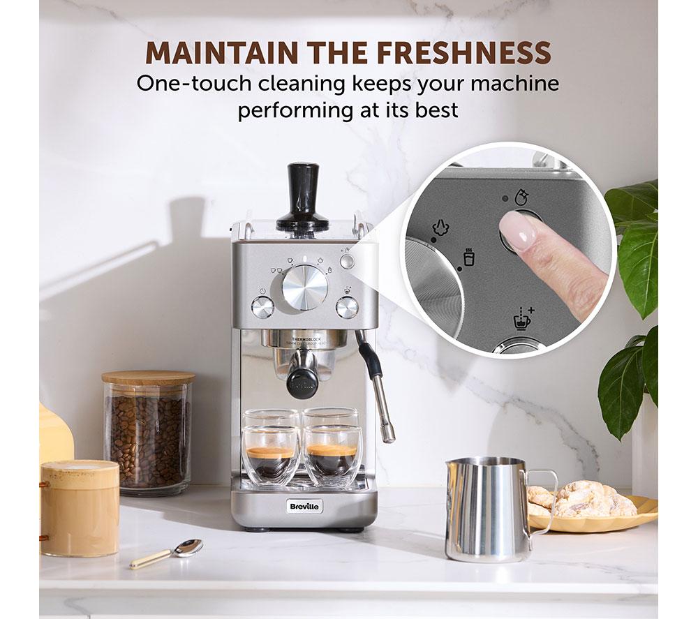 BREVILLE Barista Slimline VCF185 Espresso Machine - Stainless Steel image number 4 of 7