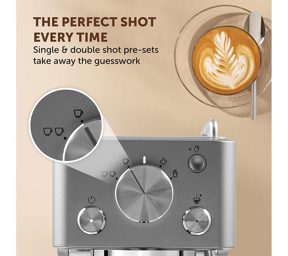 BREVILLE Barista Slimline VCF185 Espresso Machine - Stainless Steel image number 5 of 7