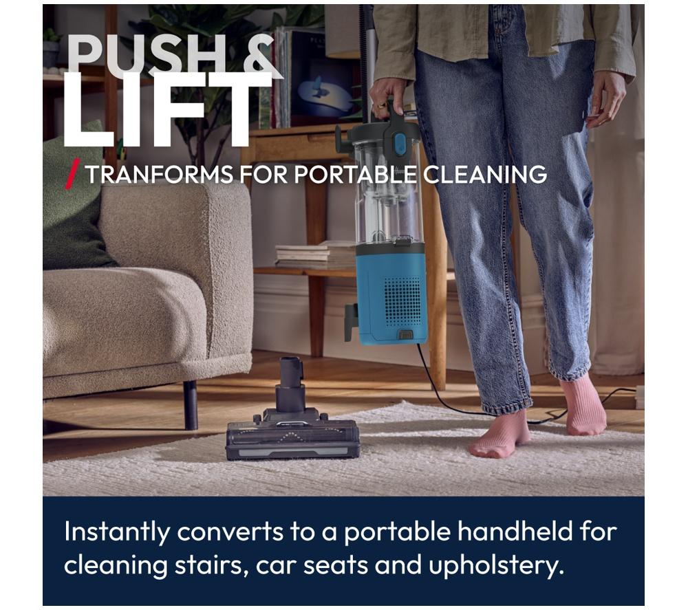 HOOVER Turbo Style HL2 Home HL210HMA Upright Bagless Vacuum Cleaner - Teal & Grey image number 3 of 16