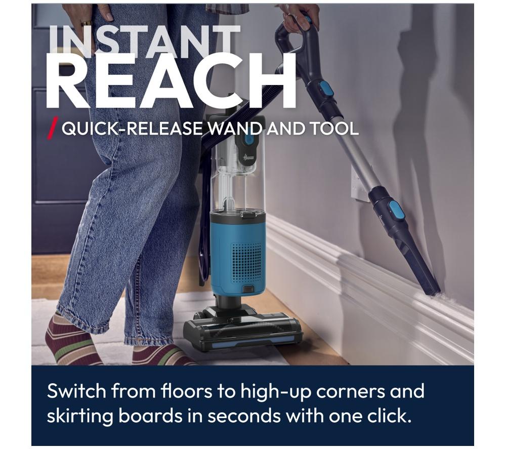 HOOVER Turbo Style HL2 Home HL210HMA Upright Bagless Vacuum Cleaner - Teal & Grey image number 4 of 16