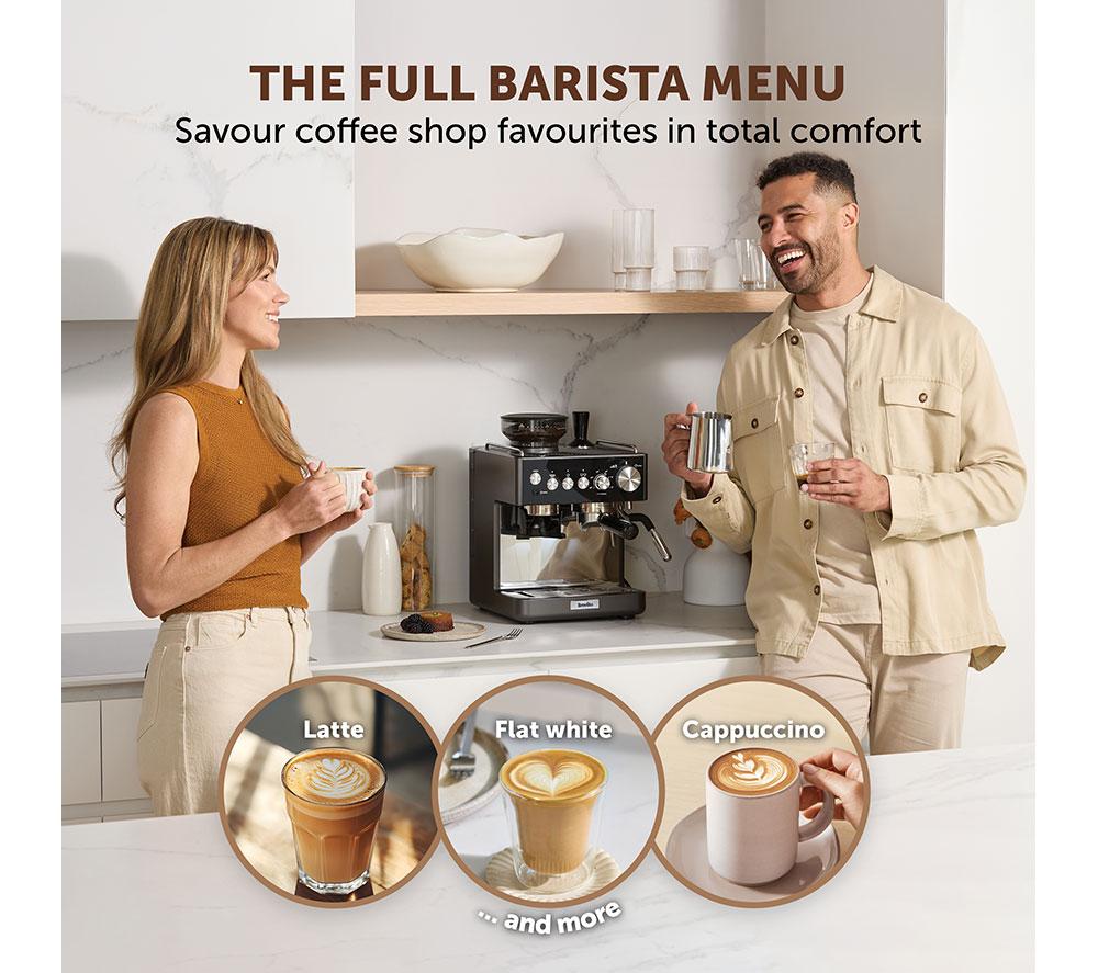 BREVILLE Barista Sense VCF187 Bean to Cup Coffee Machine - Stainless Steel image number 7 of 9