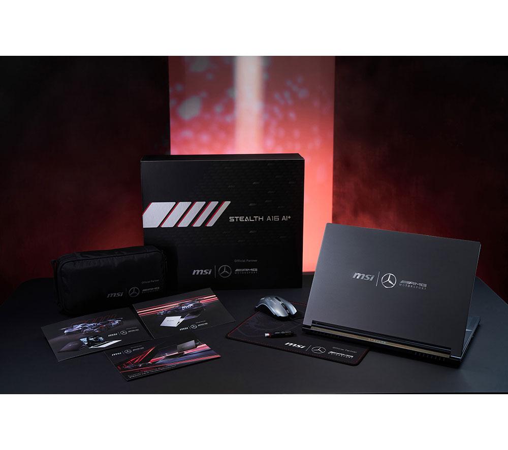 MSI Stealth A16 Mercedes AMG AI+ 16" Gaming Laptop - AMD Ryzen AI 9, RTX 5070, 2 TB SSD image number 4 of 7