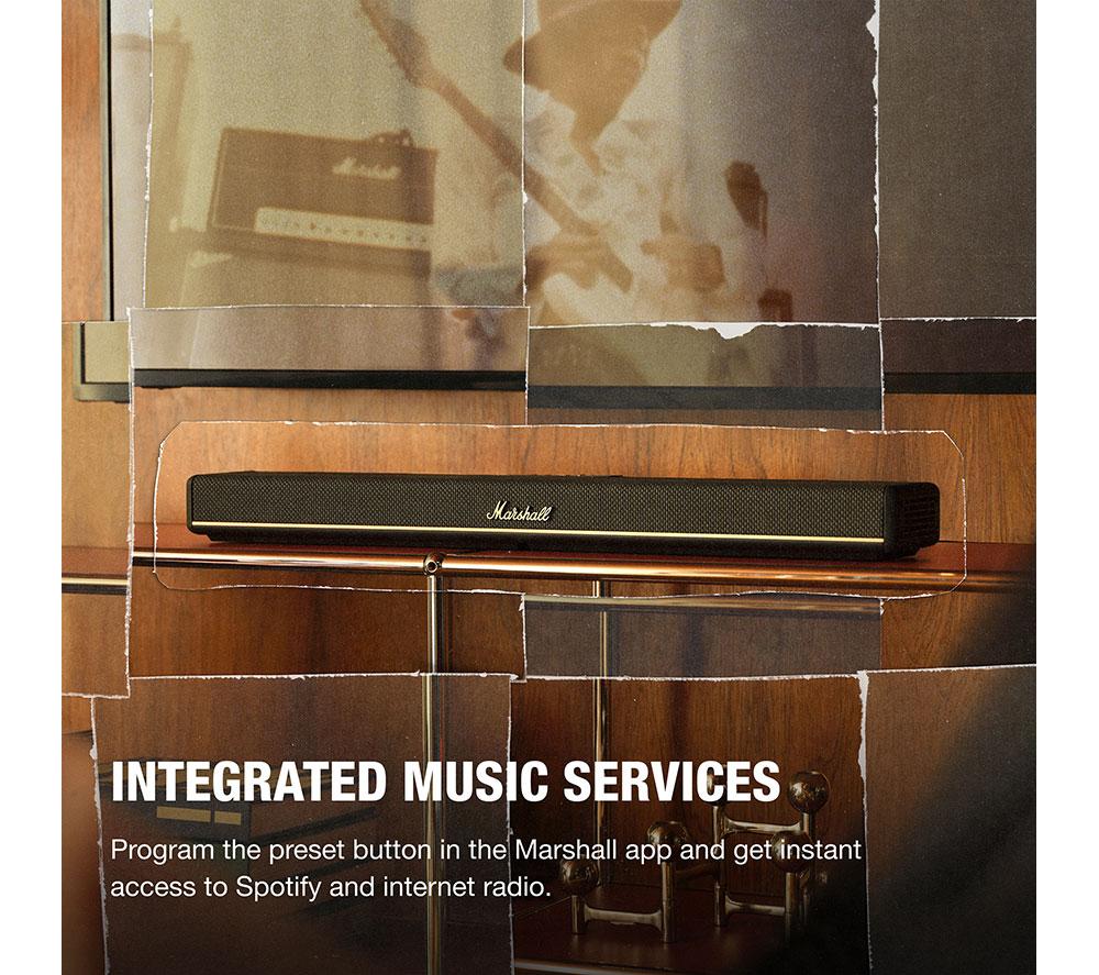 MARSHALL Heston 60 5.1 All-in-One Sound Bar - Black image number 4 of 10