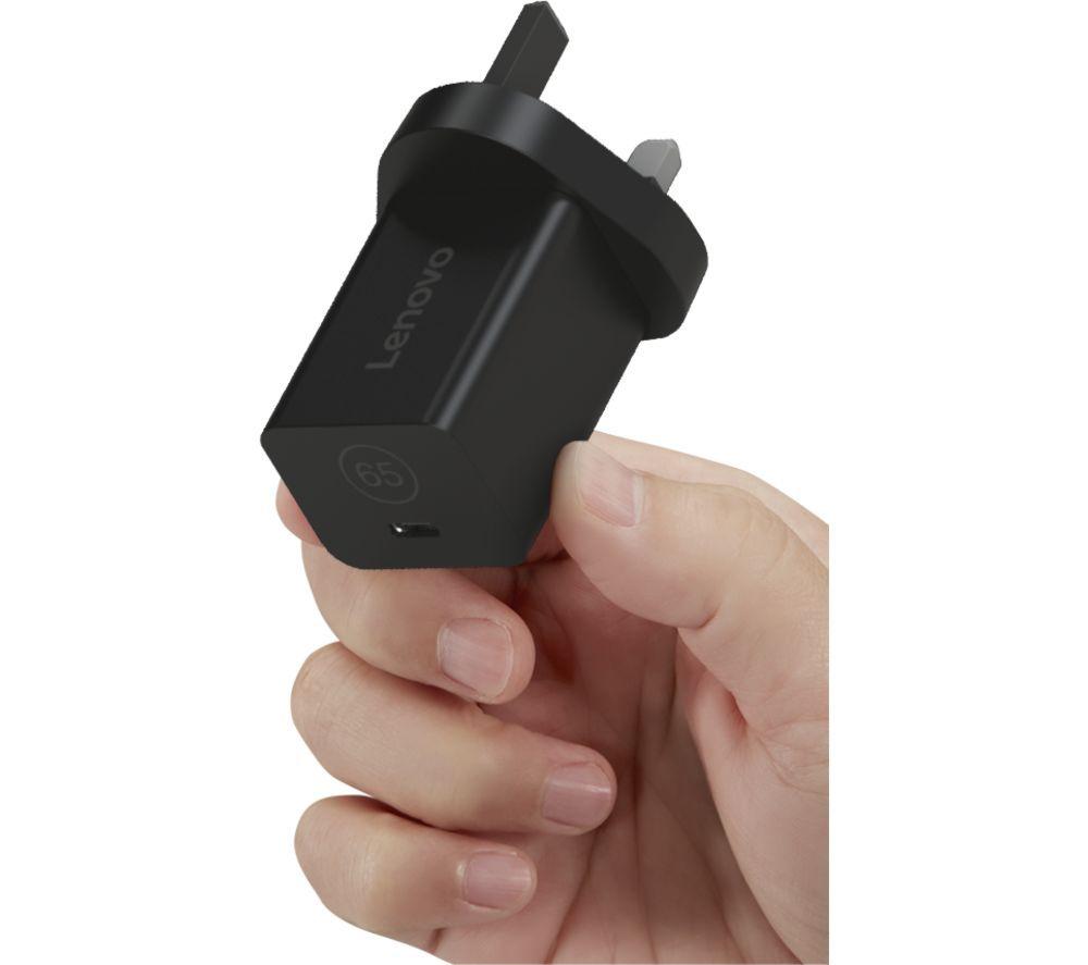 LENOVO Universal 65 W USB-C GaN Nano Laptop Charger - 1.8 m image number 2 of 2