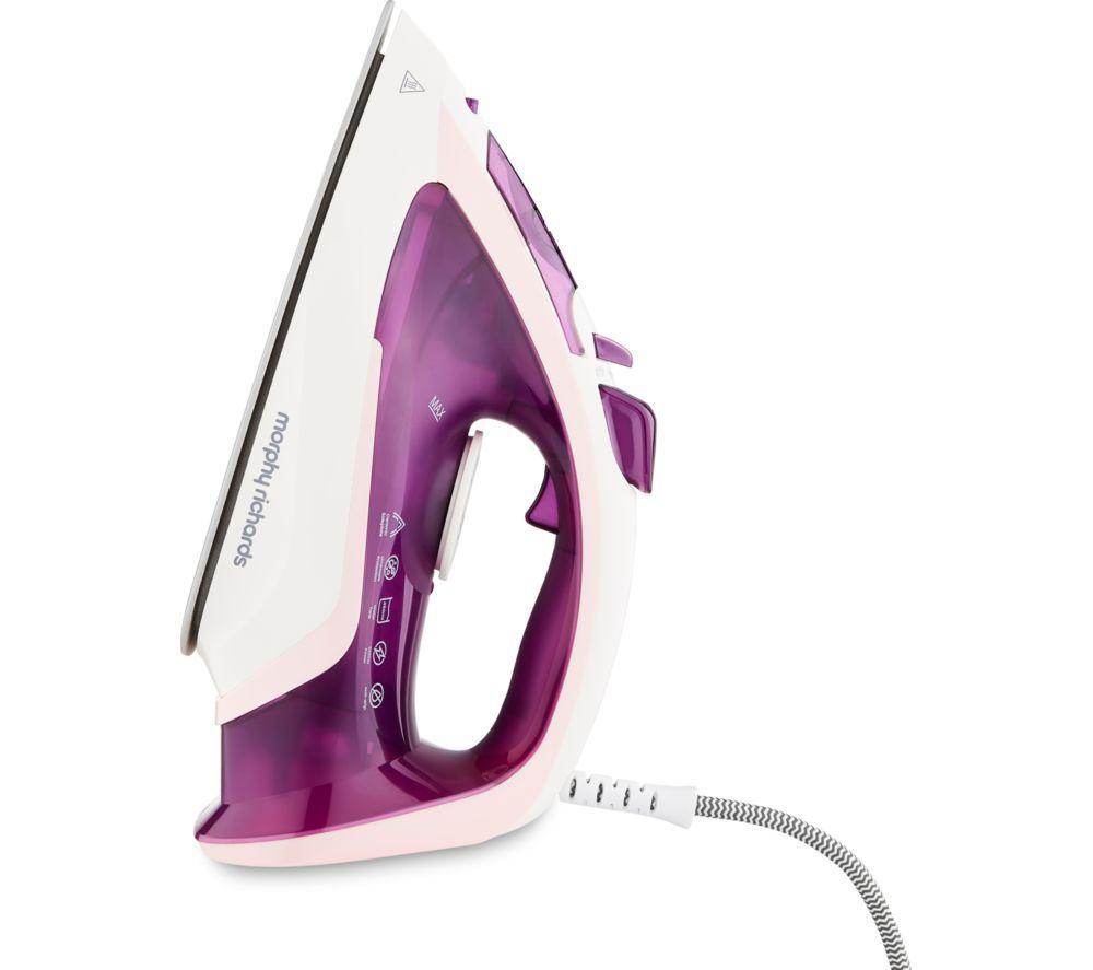 MORPHY RICHARDS Steam Flow 302011 Turbo Steam Iron - Pink image number 3 of 8