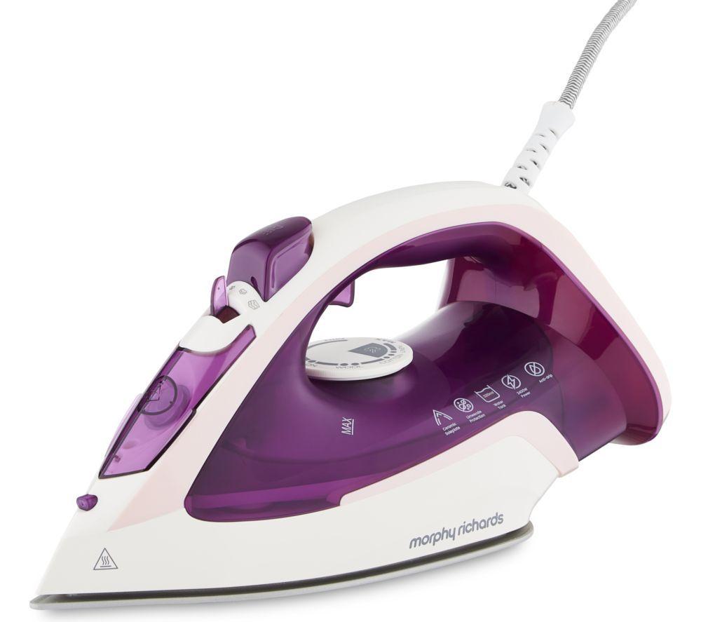 MORPHY RICHARDS Steam Flow 302011 Turbo Steam Iron - Pink image number 5 of 8