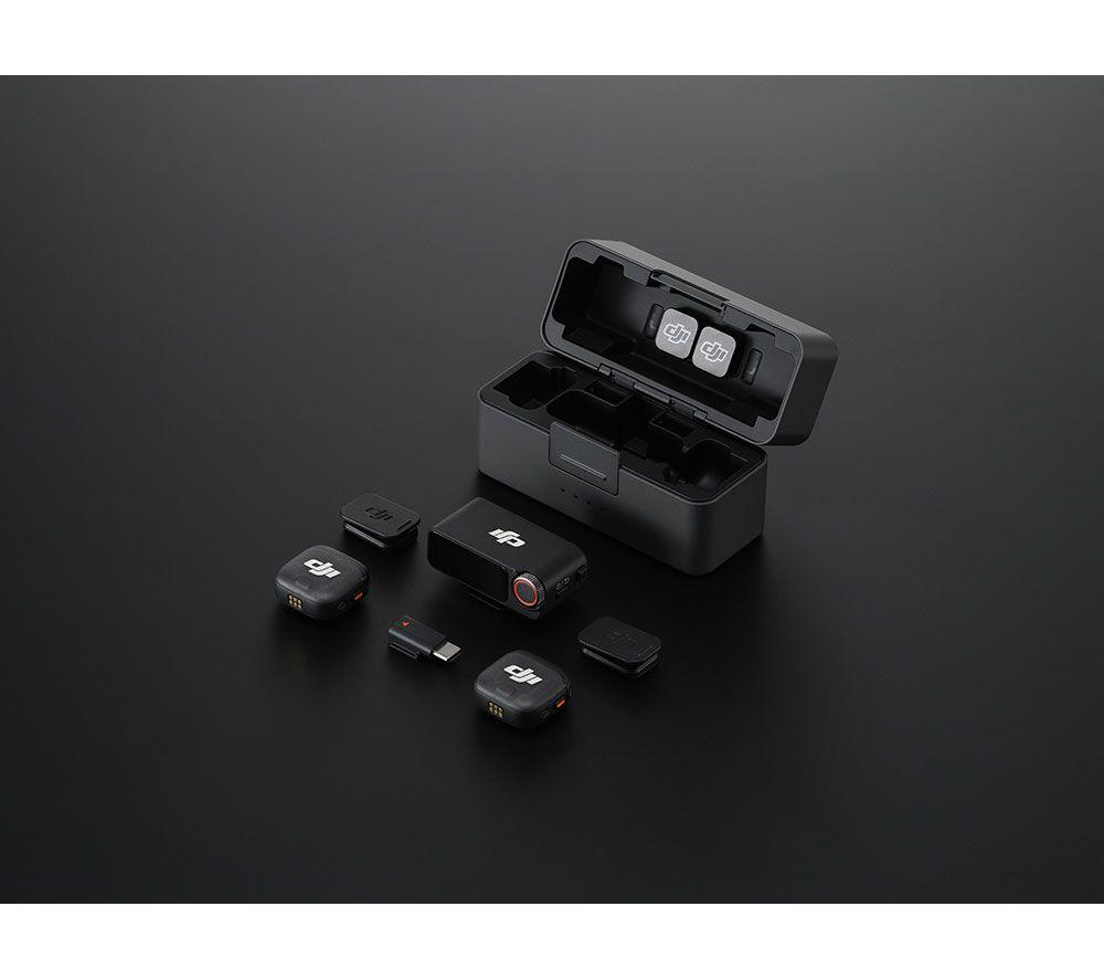 DJI Mic 3 (2 TX + 1 RX + Charging Case) Wireless Microphone Kit - Black image number 3 of 8