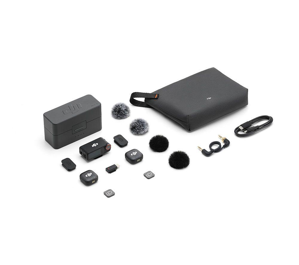 DJI Mic 3 (2 TX + 1 RX + Charging Case) Wireless Microphone Kit - Black image number 4 of 8