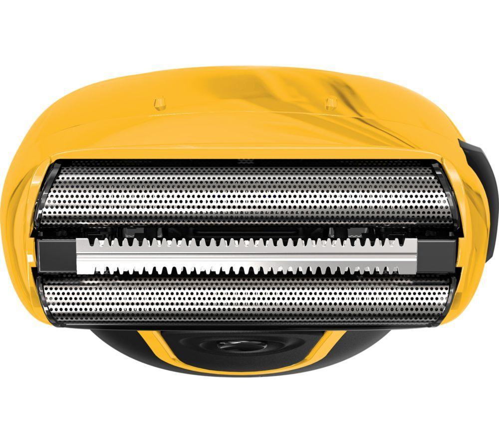 WAHL Extreme Grip Compact Travel Shaver - Black & Yellow image number 4 of 4