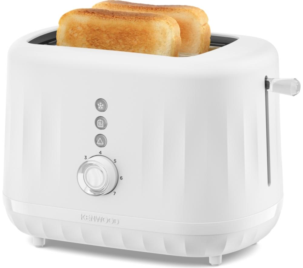 KENWOOD Ripple TCP06.000WH 2-Slice Toaster - Pure White Matte image number 2 of 10
