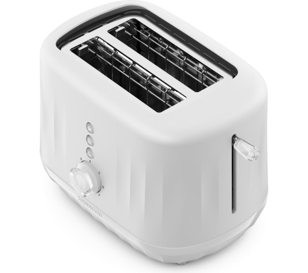 KENWOOD Ripple TCP06.000WH 2-Slice Toaster - Pure White Matte image number 3 of 10