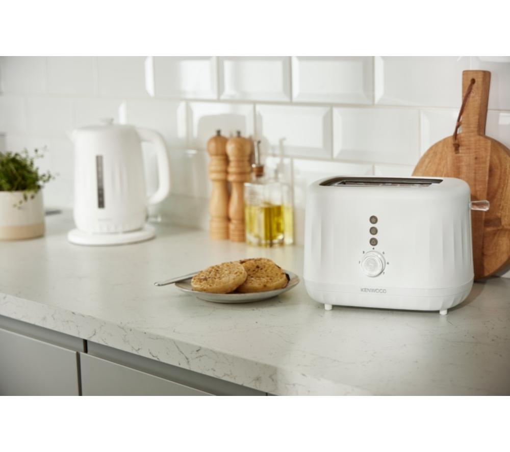 KENWOOD Ripple TCP06.000WH 2-Slice Toaster - Pure White Matte image number 8 of 10