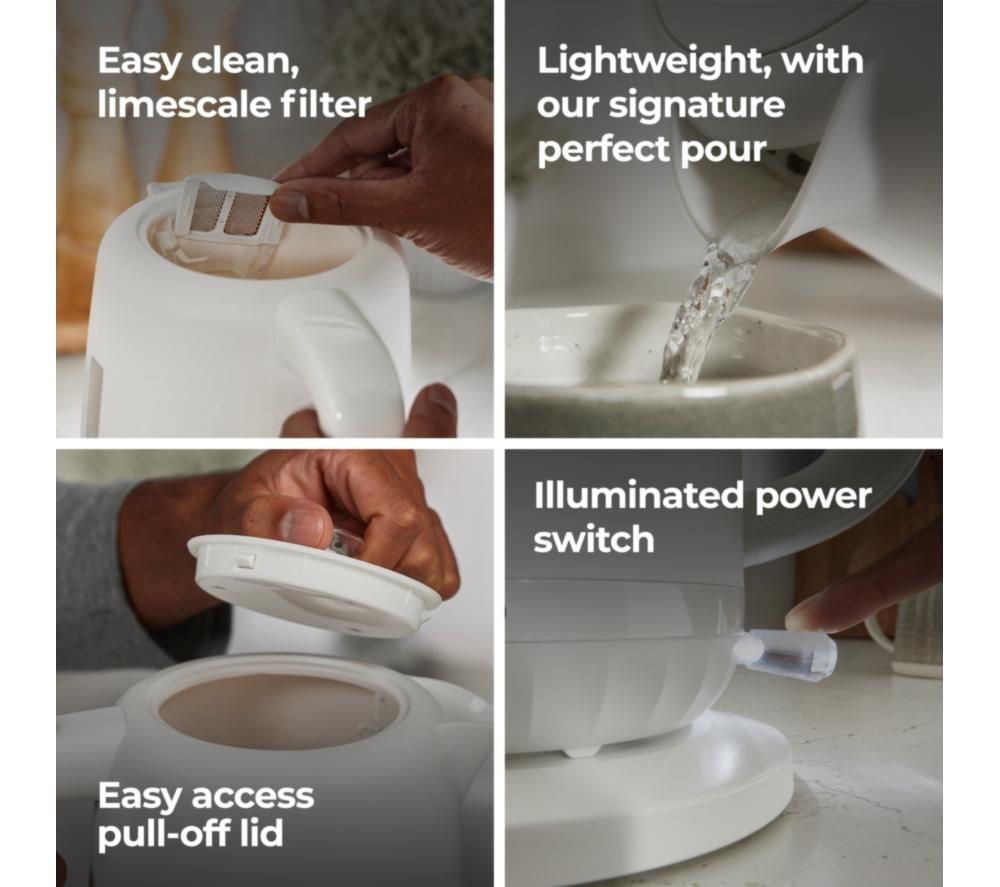 KENWOOD Ripple ZJP06.000WH Jug Kettle - Pure White image number 6 of 10