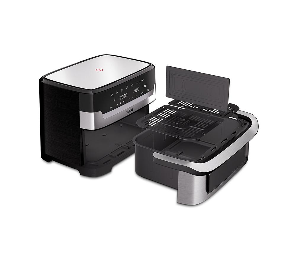 TEFAL Easy Fry EY922 9L FlexDrawer Dual Air Fryer - Stainless Steel image number 10 of 10