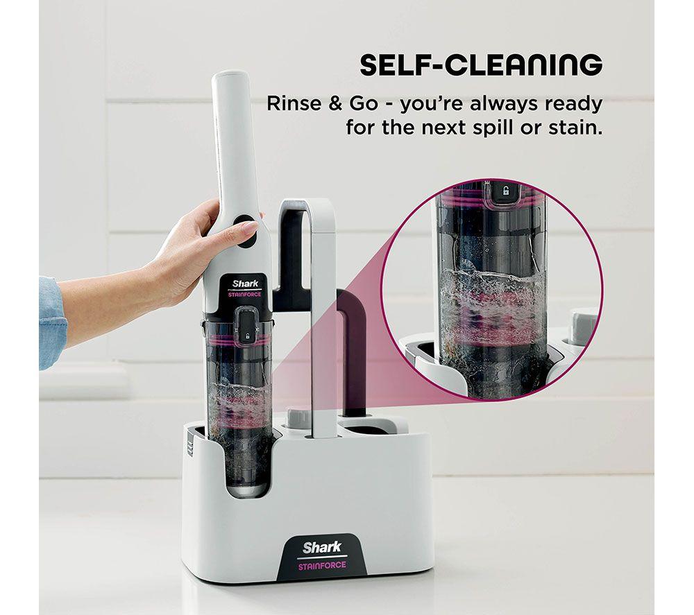 SHARK StainForce Stain-Destroying HX100UKT Cordless Spot Cleaner - White image number 9 of 10