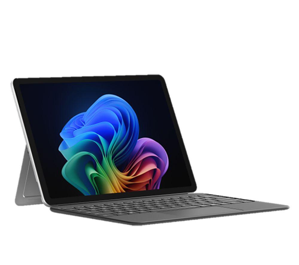 MICROSOFT 12" Surface Pro, Copilot+ PC with keyboard - Snapdragon X Plus, 512 GB SSD, Platinum