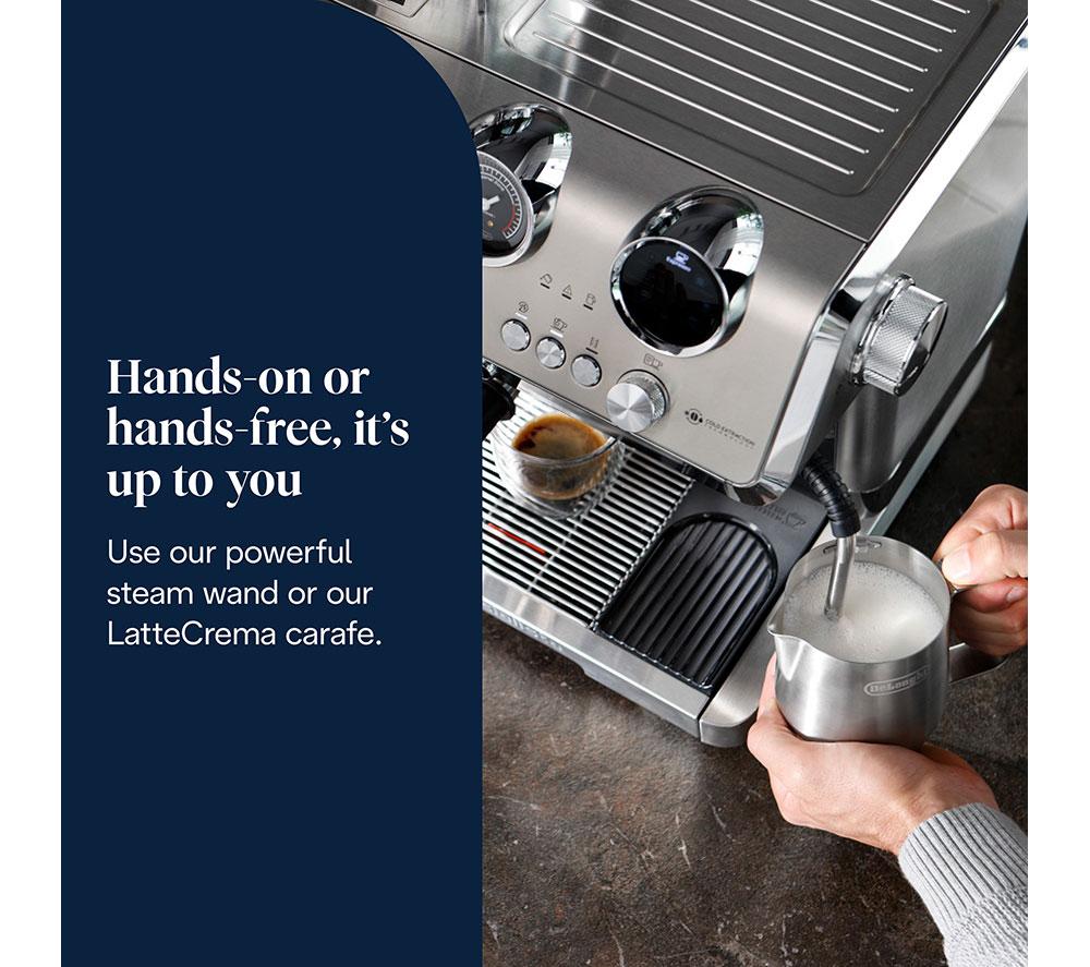 DELONGHI La Specialista Maestro EC9885.M Bean to Cup Coffee Machine - Silver image number 8 of 11