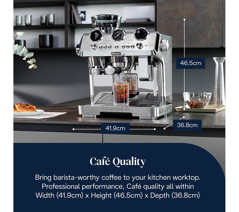 DELONGHI La Specialista Maestro EC9885.M Bean to Cup Coffee Machine - Silver image number 11 of 11