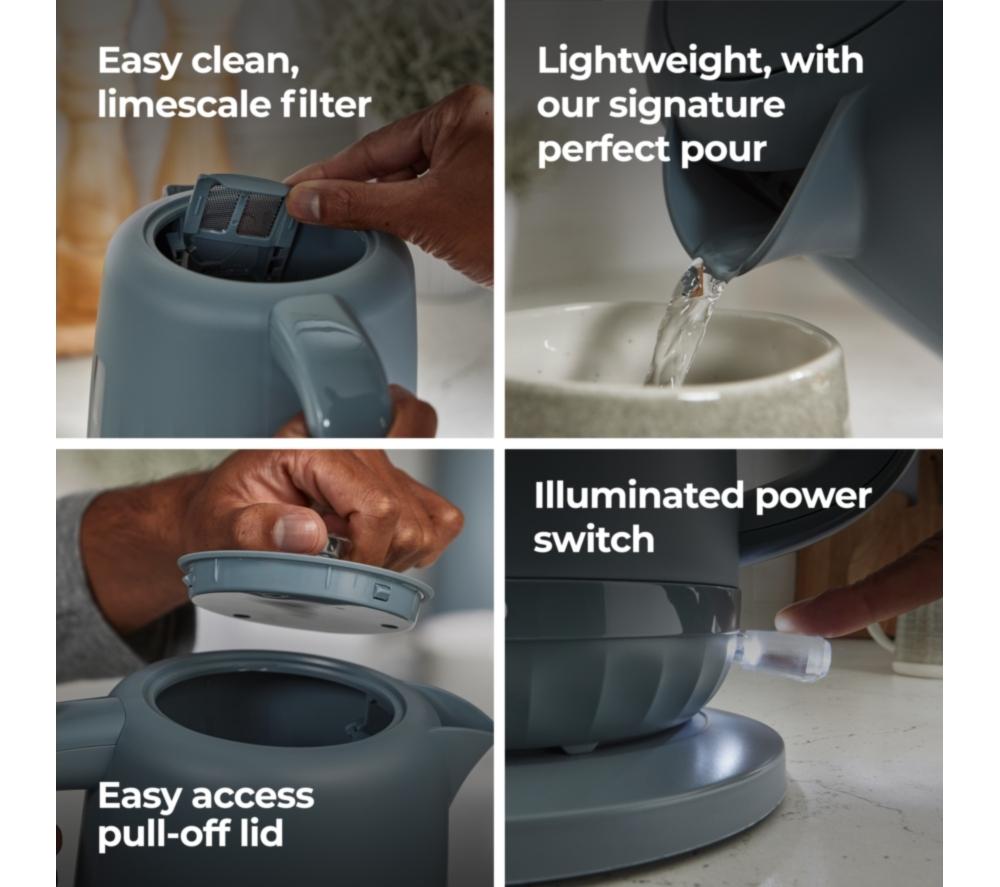 KENWOOD Ripple ZJP06.000GY Jug Kettle - Storm Blue Grey image number 6 of 10