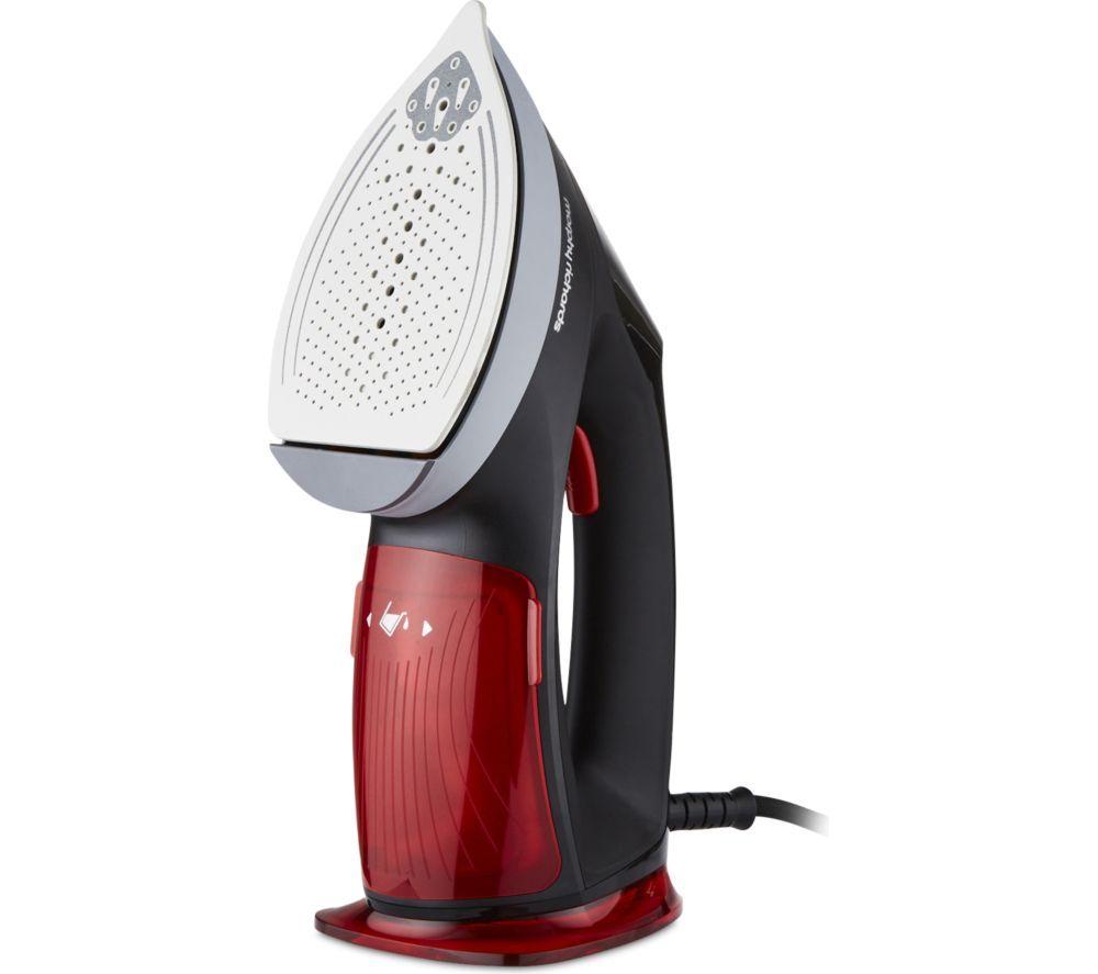 MORPHY RICHARDS Turbosteam 361001 2-in-1 Garment Steamer & Iron - Black & Red