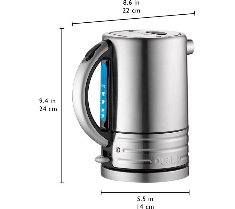 DUALIT Architect 72905 Jug Kettle - Stainless Steel & Black image number 8 of 10