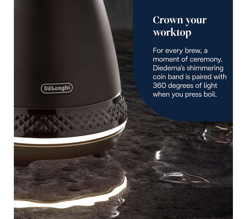 DELONGHI Diadema KBV3001.BK Jug Kettle - Black image number 4 of 6