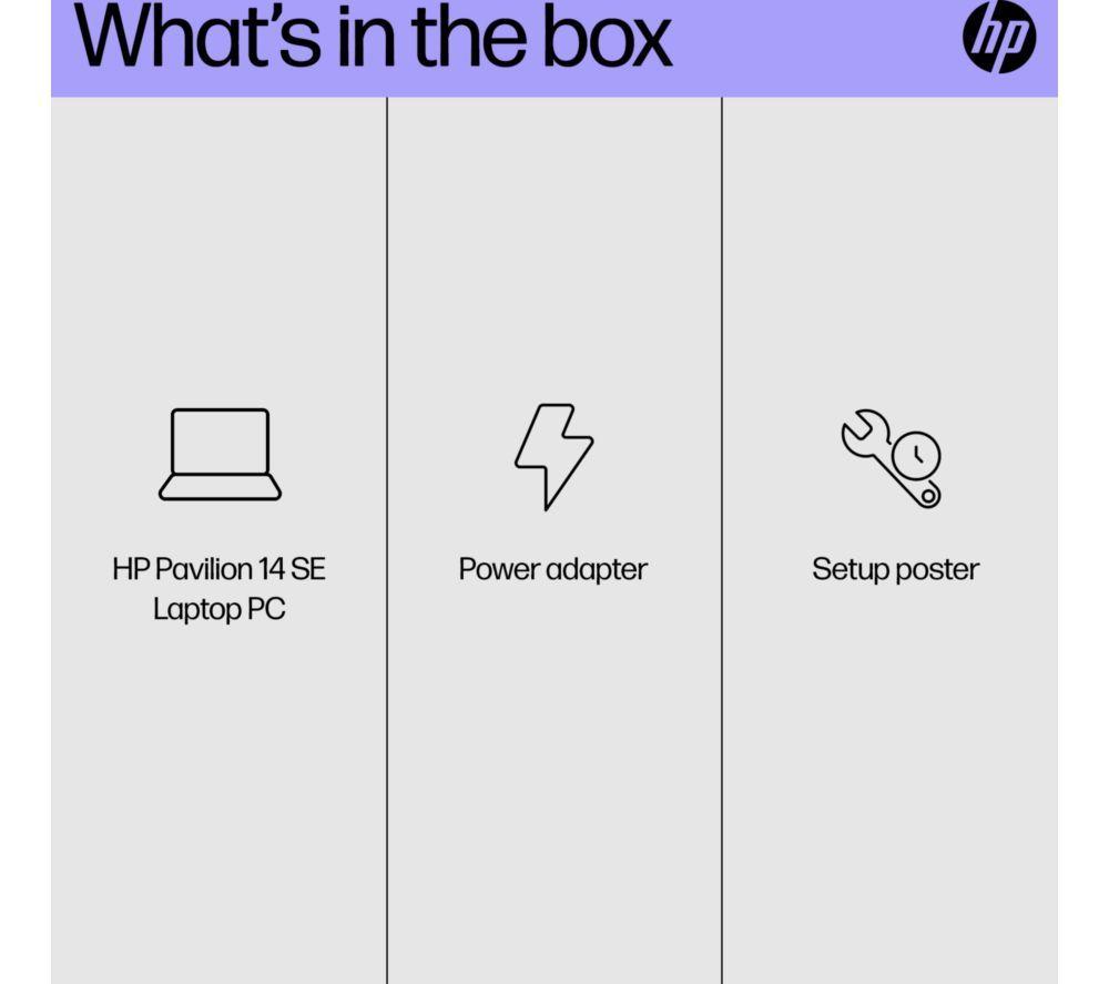 HP Pavilion SE 14-ep1520sa 14" Laptop - Intel&reg; Core&trade; Ultra 5, 256 GB SSD, Silver image number 8 of 12