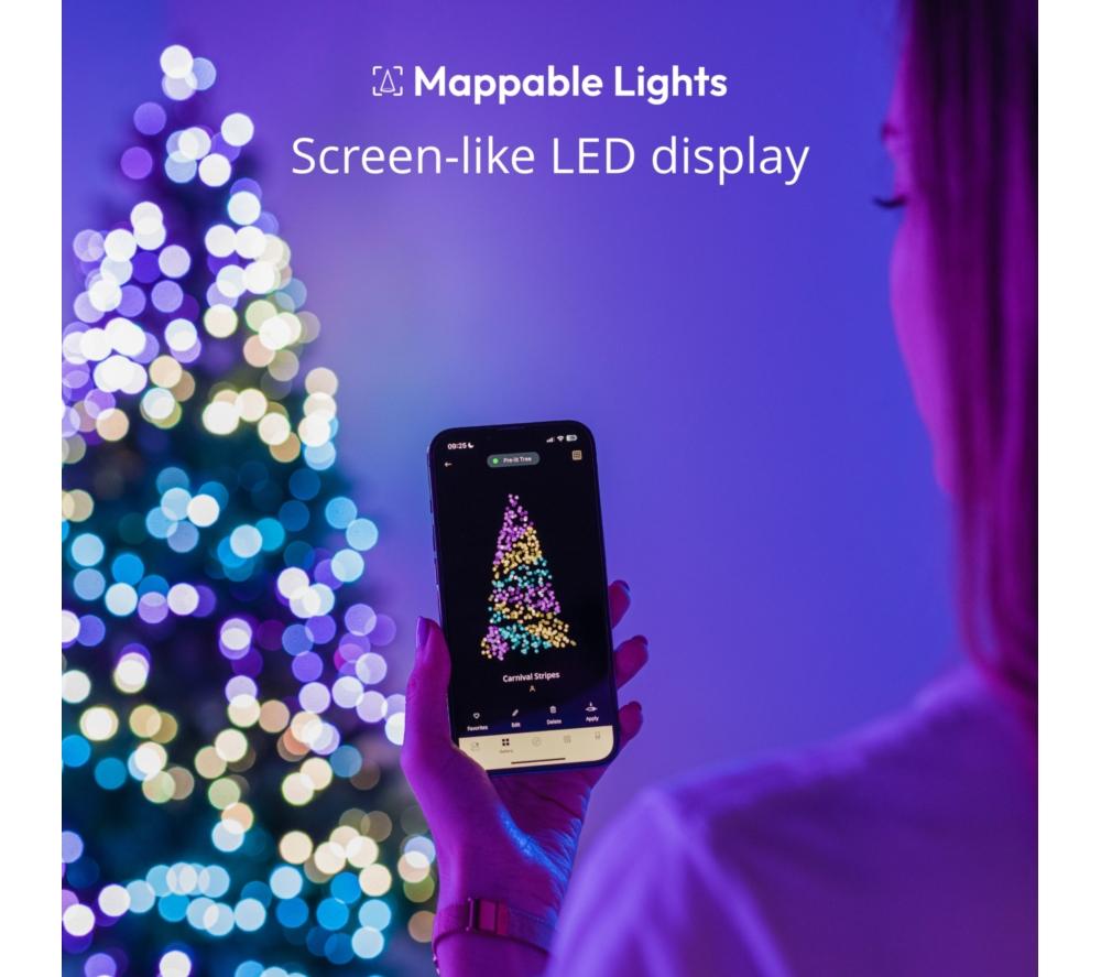 TWINKLY Strings Pearl Smart 200 RGB LED String Lights - 13 m image number 6 of 12