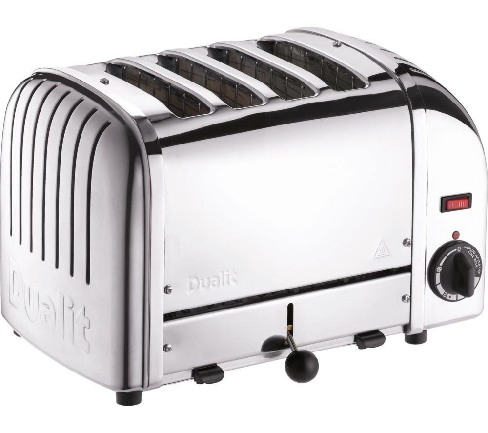 DUALIT Vario 4-Slice Toaster - Polished Stainless Steel