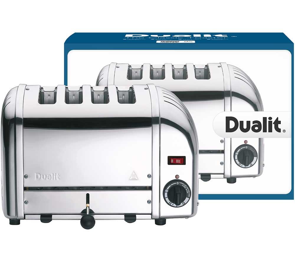 DUALIT Vario 40352 4-Slice Toaster - Polished Stainless Steel image number 9 of 9