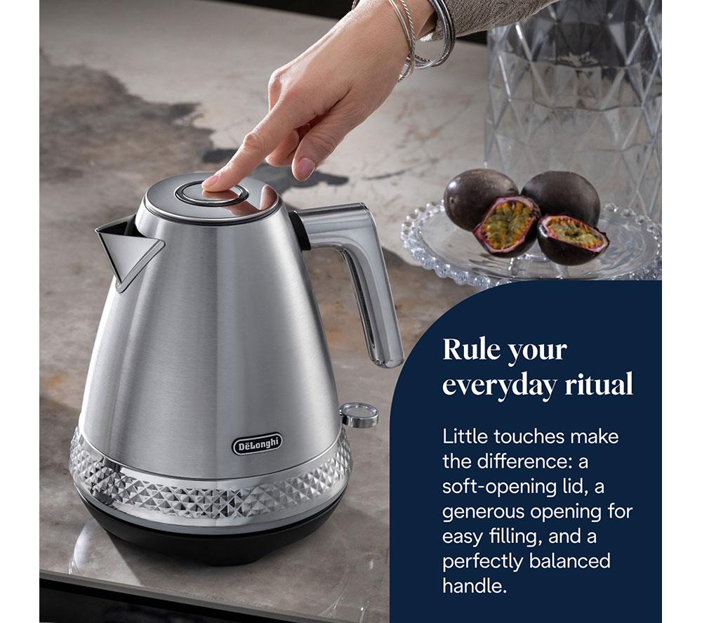 DELONGHI Diadema KBV3001.M Jug Kettle - Stainless Steel image number 3 of 6
