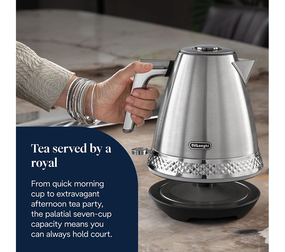 DELONGHI Diadema KBV3001.M Jug Kettle - Stainless Steel image number 5 of 6