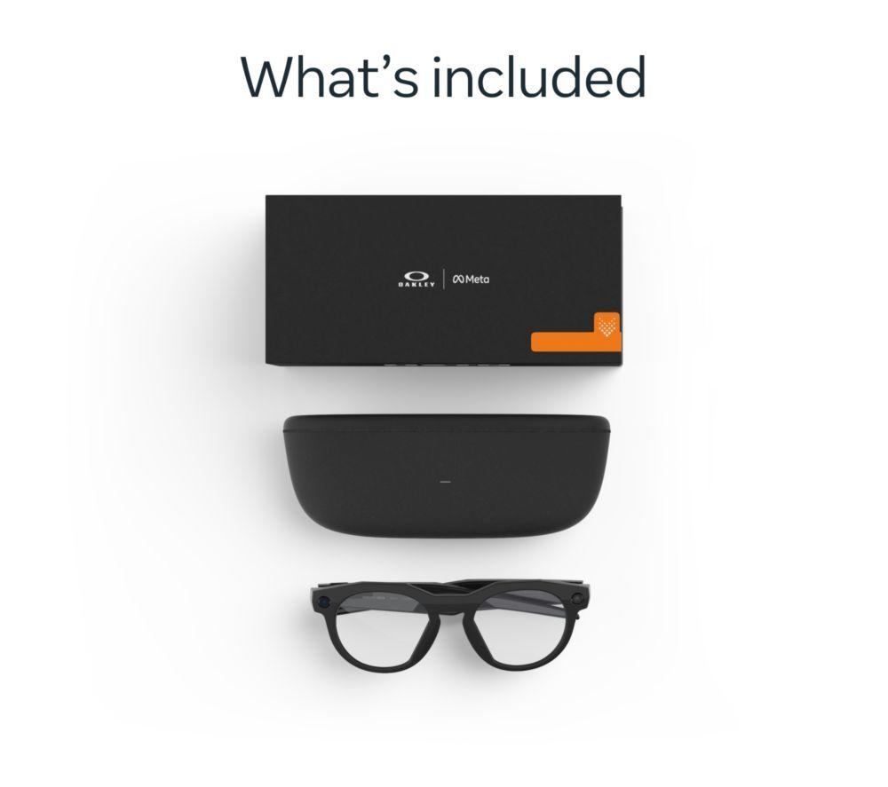 OAKLEY META HSTN Glasses - Black, Clear image number 8 of 8
