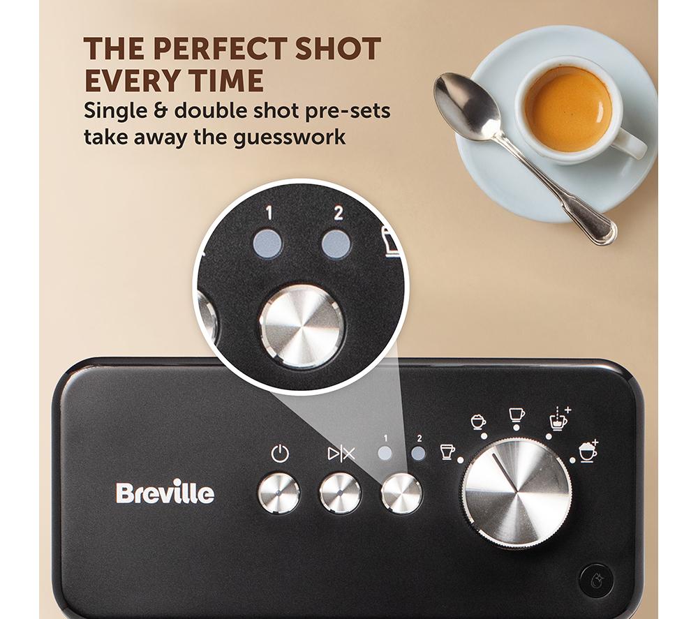 BREVILLE Prima Latte VCF183 Coffee Machine - Black image number 4 of 8
