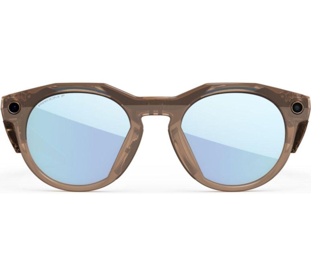 OAKLEY META HSTN Glasses - Brown Smoke, Prizm Deep Water Polarised image number 2 of 8