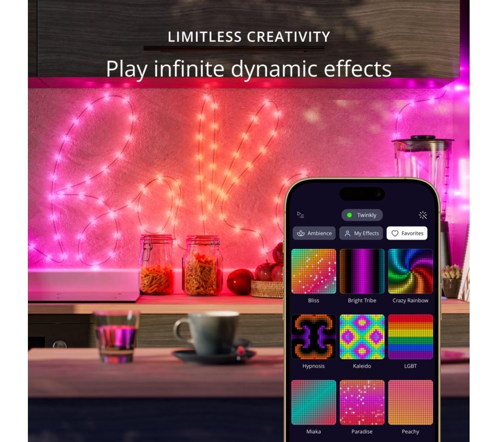 TWINKLY Strings Star Smart 200 RGB LED String Lights - 13 m image number 6 of 9