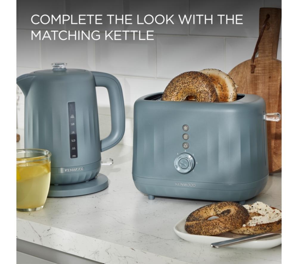 KENWOOD Ripple TCP06.000GY 2-Slice Toaster - Storm Blue Grey Matte image number 7 of 10